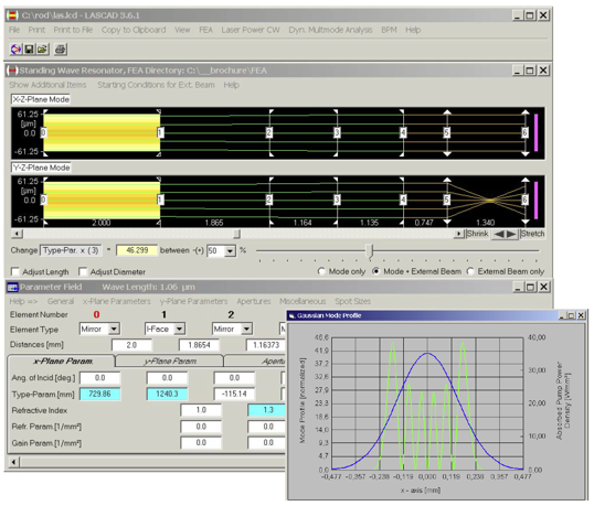 LASCAD激光諧振腔分析與設計(jì)軟件簡介